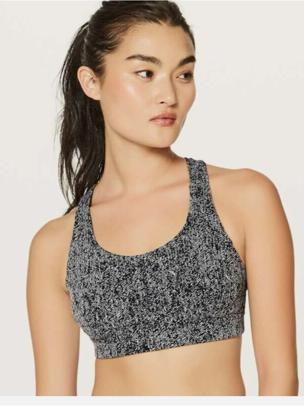 Lululemon Run On Bra - Denim Marled